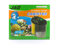 Außenfilter JAD EF-05 <br>bestückt mit Filtereinsatz, Filterkeramik und Aktivkohle